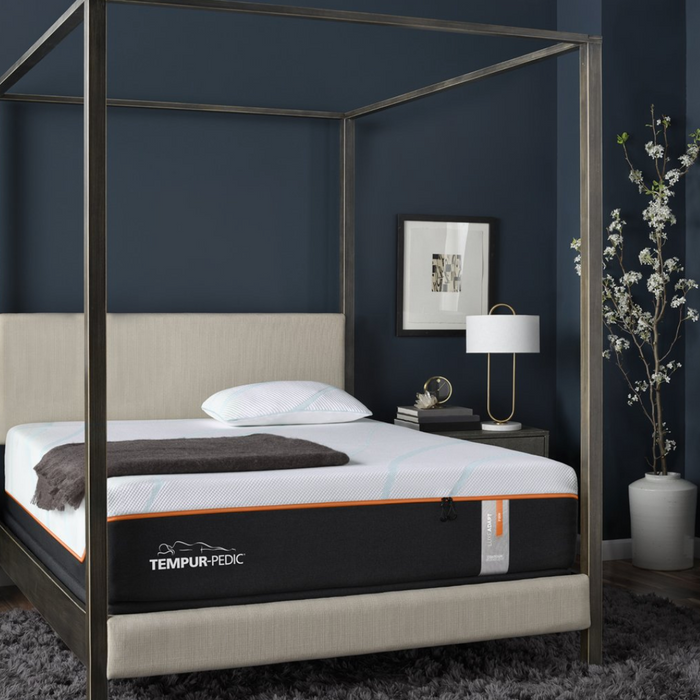 Tempur-Pedic mattress in a bedroom setting