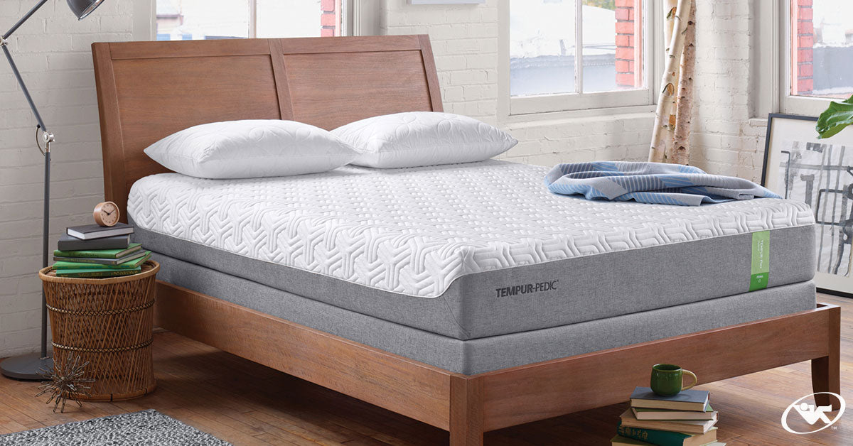 Tempur-Pedic mattress in a bedroom setting