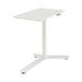 Float Mini Desk in a white base and white top.