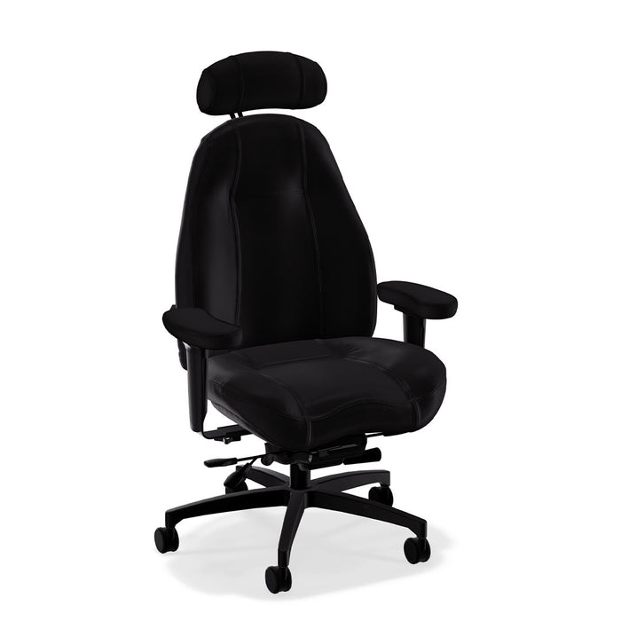 Mid Back Ultimate Executive Office Chair in Brisa Simulated Leather