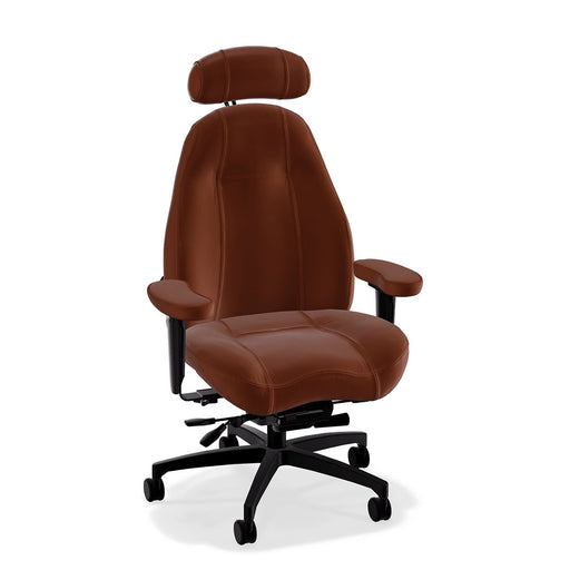 Mid Back Ultimate Executive Office Chair in Tribeca Premium Leather