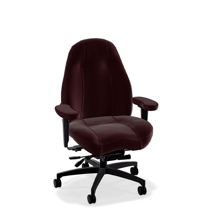 Mid Back Ultimate Executive Office Chair in Tribeca Premium Leather