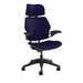 Freedom Office Chair with Headrest | Relax The Back | in textile Corde 4 color Deep Violet