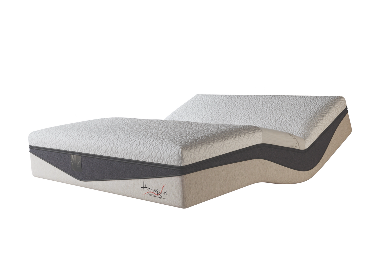 THE ONLY MATTRESS THAT DOES NOT REQUIRE AN ADJUSTABLE BASE FOR OPTIMAL SUPPORT