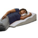 Women sleeping on her side using ContourSleep Side Sleeper Bed Wedge